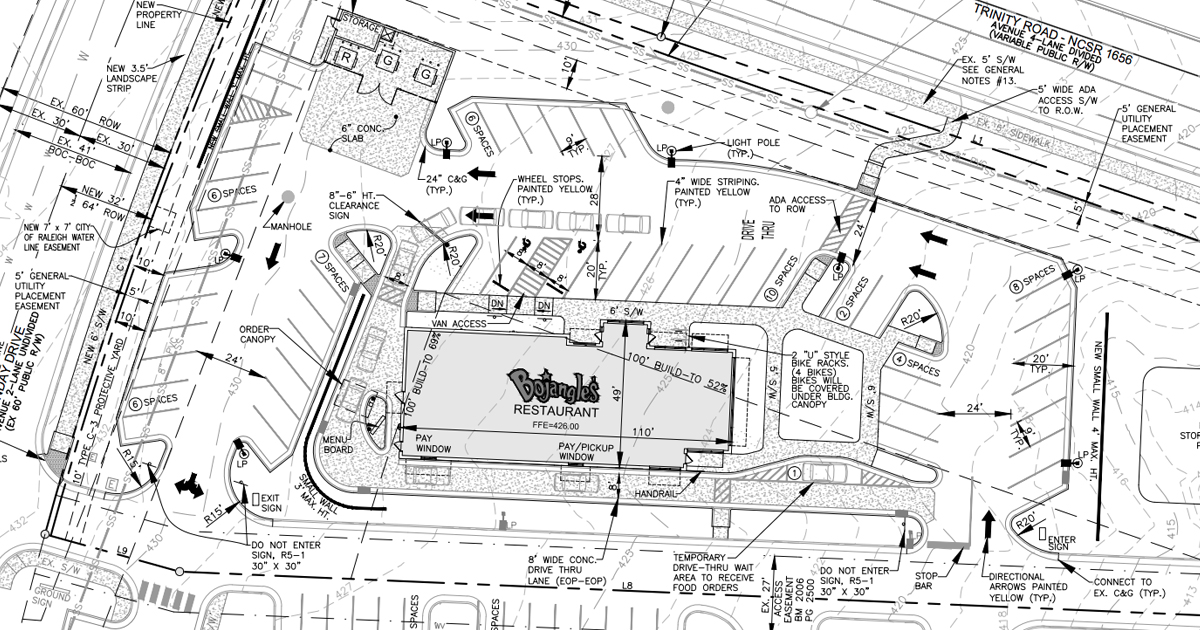 Development Beat: Bojangles' Coming Near Carter-Finley Stadium - ITB ...